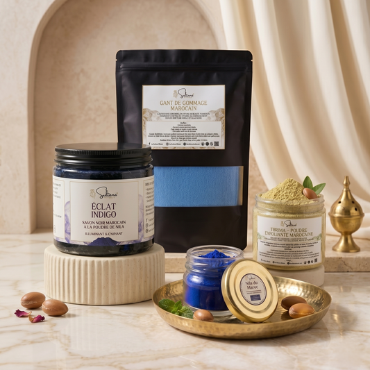 Pack Hammam Éclat Indigo — Illumination & Teint Unifié