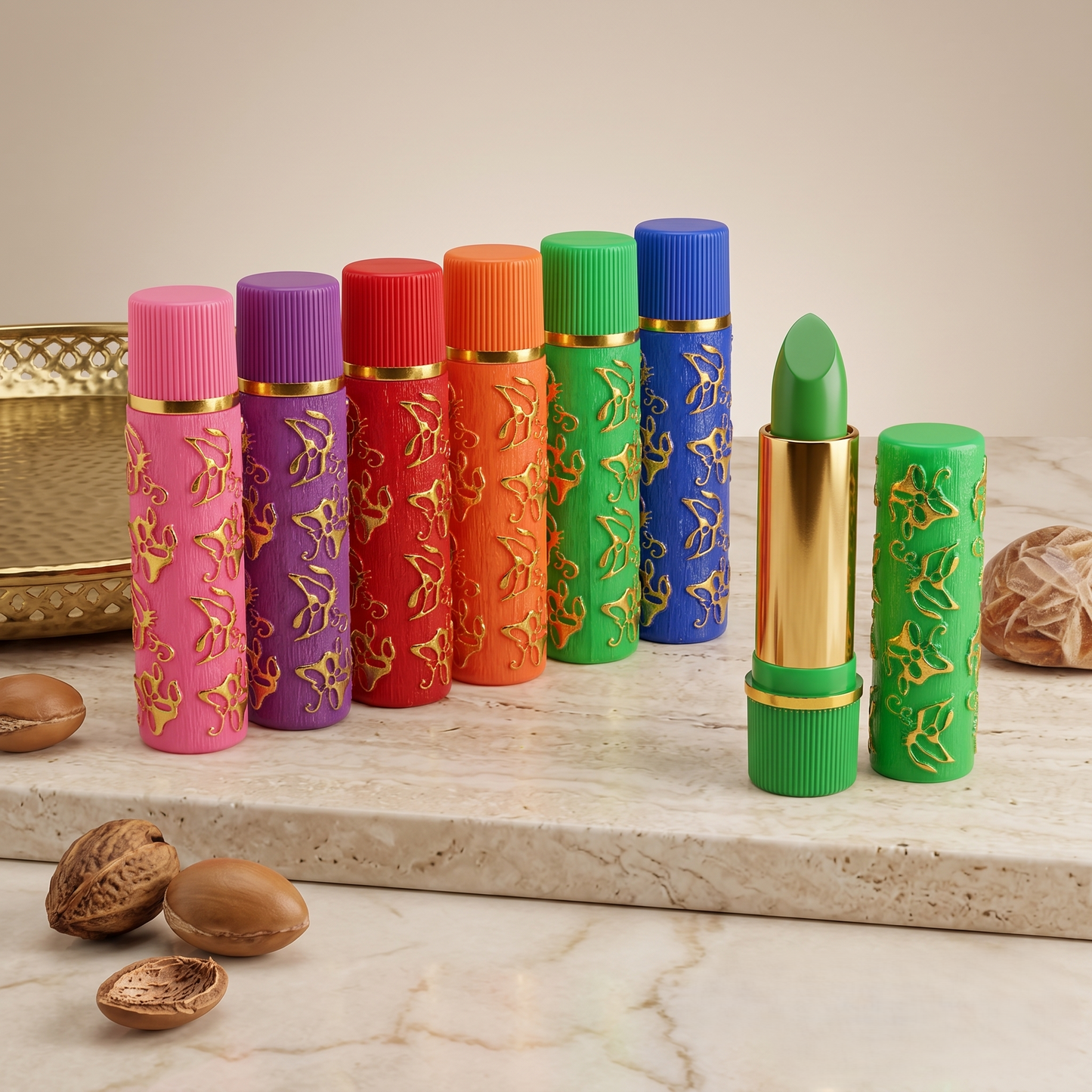 Pack Hammam Rituel d'Or Vert — Éclat & Pureté